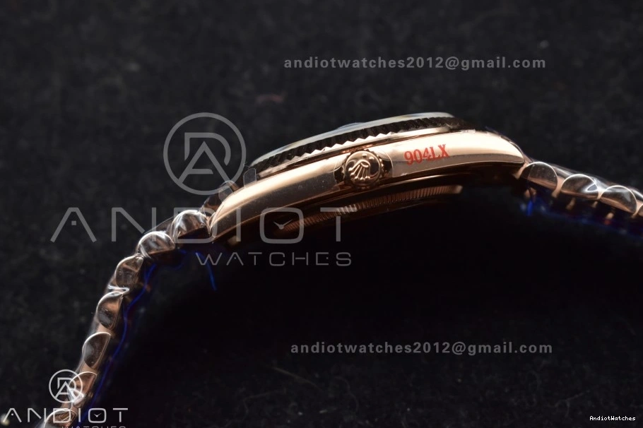 711 Dial Steel Weight) Best DayDate Slate Edition Ombre 904L President on V4 (Gain QF RG A2836 40 Bracelet Soft 1009